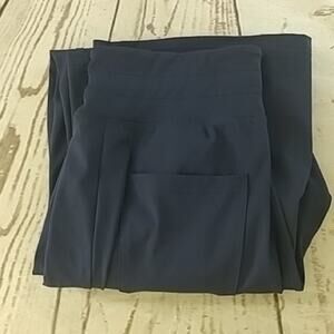 Pinspark Drawstring Waist Pants Blue